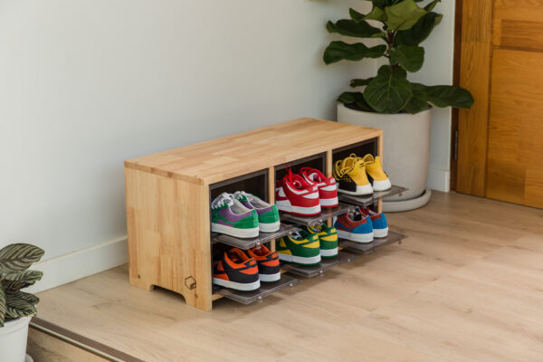 TOWER BOX SNEAKERS WOODEN STOOL
